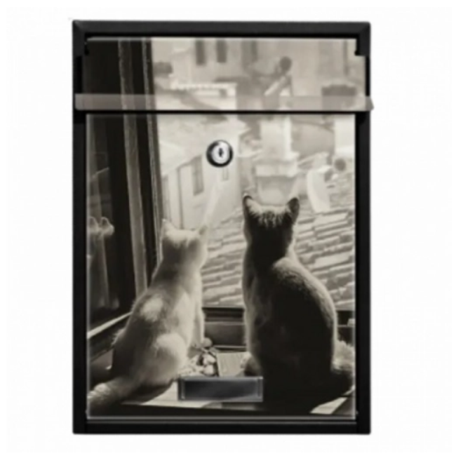 Ящик почтовый для дома с принтом. Cats - фото 1 - id-p190225138