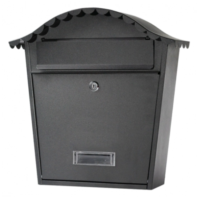 Ящик почтовый черный для улицы