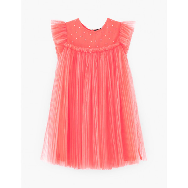 Платье Белль Бимбо нарядное для девочки светлый коралл р-р 98 56 - фото 1 - id-p190225593