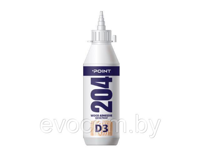 Клей для дерева POINT "204 D3 Wood Adhesive", прозрачный, 500 мл