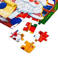 Пазлы в металлической коробке Puzzle Time Домик Дедушки Мороза