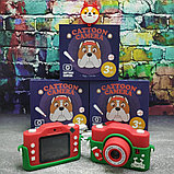 Детский цифровой фотоаппарат Cattoon Camera 20М (СЕЛФИ камера и встроенная память) 3 Бульдог, фото 2