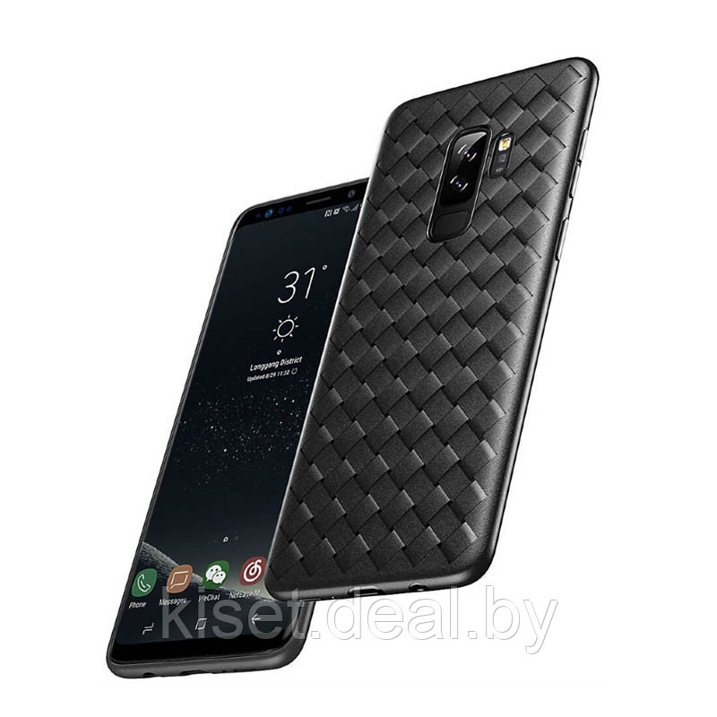 Чехол Baseus BV Weaving WISAS9P-BV01 для Samsung Galaxy S9 Plus черный - фото 2 - id-p187958356