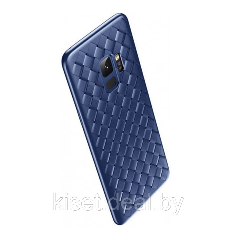 Чехол Baseus BV Weaving WISAS9P-BV15 для Samsung Galaxy S9 Plus синий - фото 2 - id-p190250723