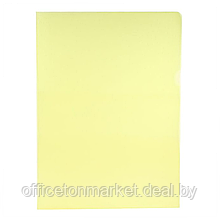 Папка-уголок "Inter-folia", A4, 115 мк, желтый