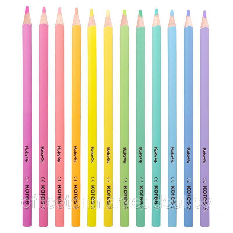 Цветные карандаши "Kolores Pastel", 12 цветов - фото 2 - id-p190250201