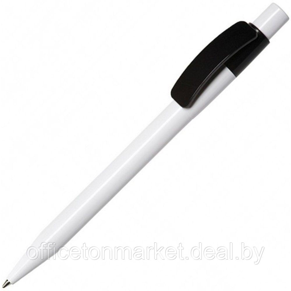 Ручка шариковая автоматическая "Pixel PX B", 1.0 мм, белый, черный, стерж. синий - фото 1 - id-p137125063