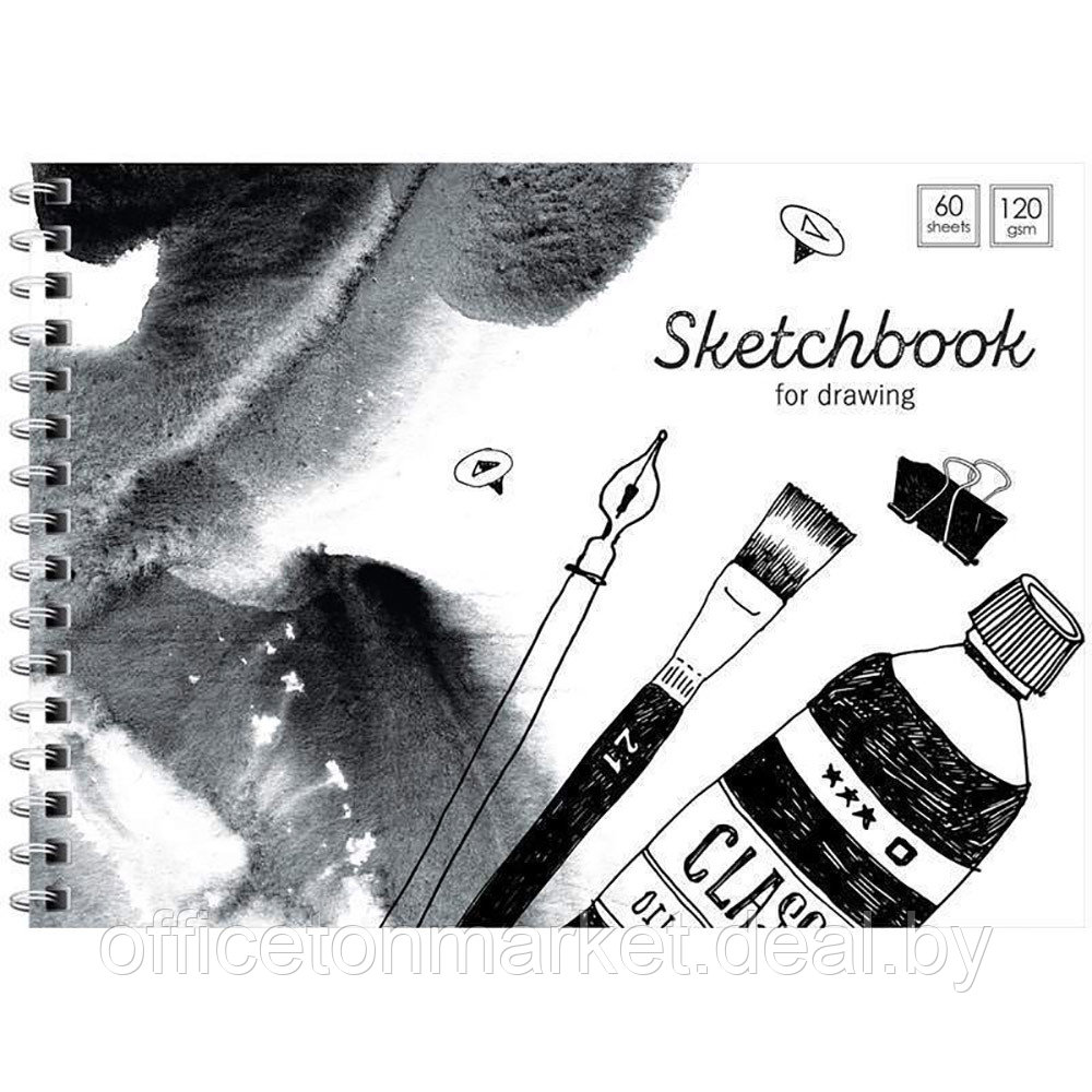 Скетчбук "Black/white mood", 14,5x20 см, 120 г/м2, 60 листов, разноцветный - фото 3 - id-p190007086
