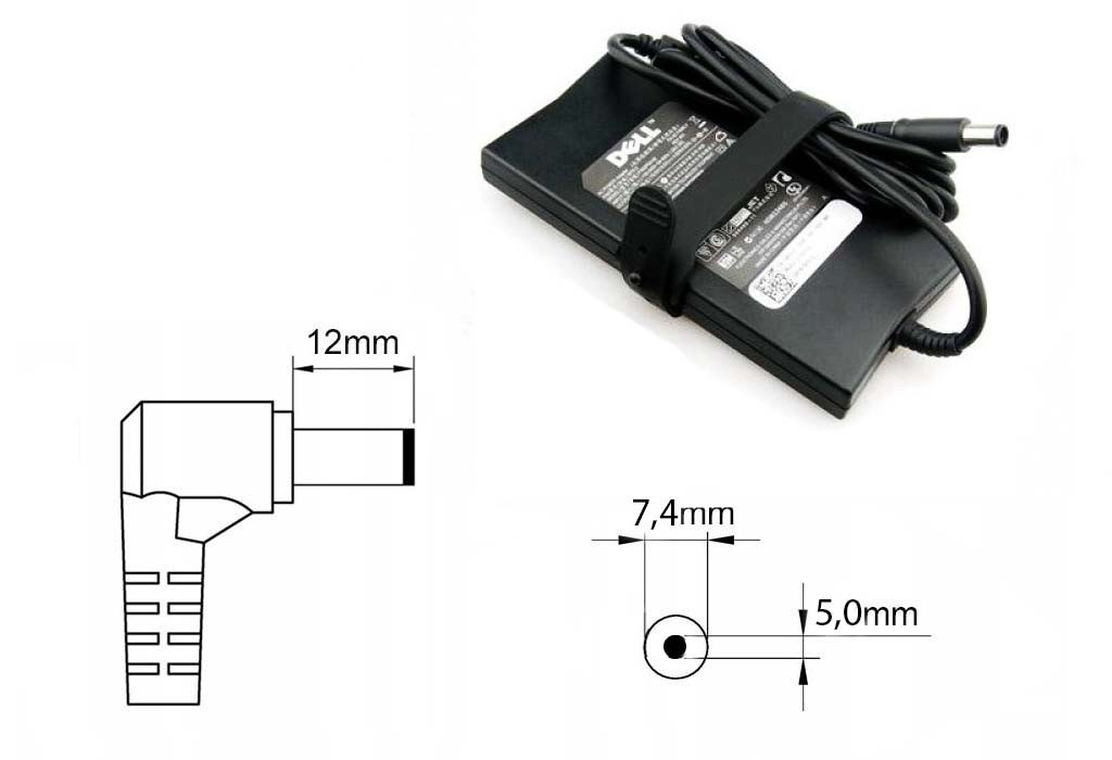 Оригинальная зарядка (блок питания) для ноутбуков Dell Inspiron 5150, 5160, 9Y819, 130W, штекер 7.4x5.0 мм - фото 1 - id-p190251862