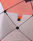 Зимняя палатка Пингвин Mr. Fisher 230 SТ ТЕРМО (3-сл, термостежка) с юбкой 230*230/205 (бело-оранжевый), фото 3