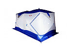 Всесезонная палатка Призма Шелтерс Big Twin (1-сл) 430*215 (бело-синий), фото 3