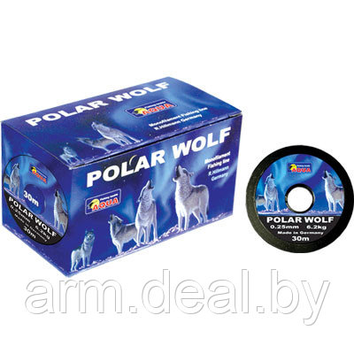 Леска зимняя AQUA POLAR WOLF  30m 0.2