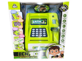 Детская копилка сейф+ банкомат с купюроприемником Ben 10, сейф детский