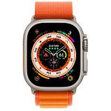 Apple Apple Watch Ultra GPS + Cellular 49мм Titanium Case with Orange Alpine Loop (размер S) MQEU3, фото 2