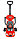 321А Машинка каталка толокар с родительской ручкой, бампером, красная Делюкс Chilok BO, фото 5