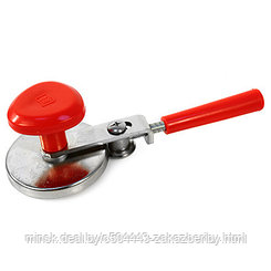 Машинка закаточная механическая "Лисичка" металл, пластмассовая ручка, цвет красный (Китай)