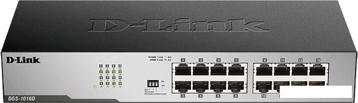 Коммутатор D-Link DGS-1016D/I1A