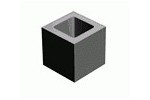 1КБДР-ЦП-3-ш (1 грань) Камень бетонный доборный рядовой шлифованный п. 23 серый