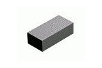1КБОЛ-ЦС-5-п (1 грань) Камень бетонный обычный лицевой полированный п. 28 серый