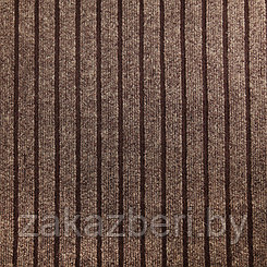 Коврик-дорожка рулонный 0,9х15м "Полосы" резиновое основание, с ворсовой поверхностью, коричневый (Китай) Цена