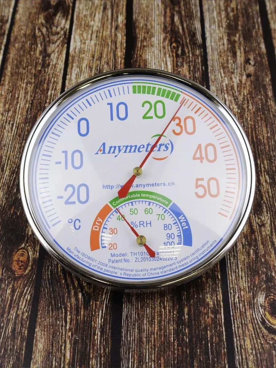 Термометр с гигрометром Anymeters от -30 до +50