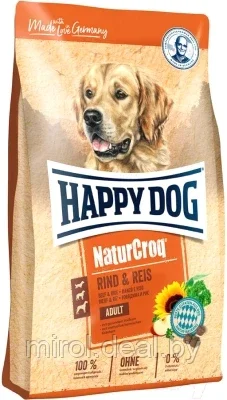 Корм для собак Happy Dog NaturCroq Adult Beef & Rice - фото 1 - id-p190318434