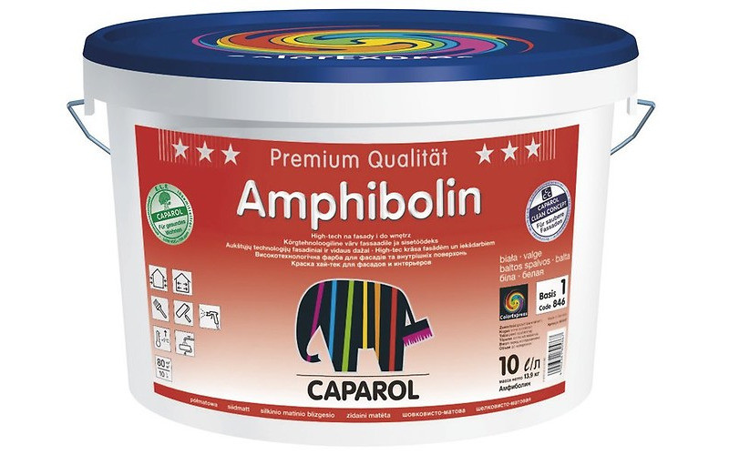 Caparol «Amphibolin» Универсальная краска для наружных и внутренних ...