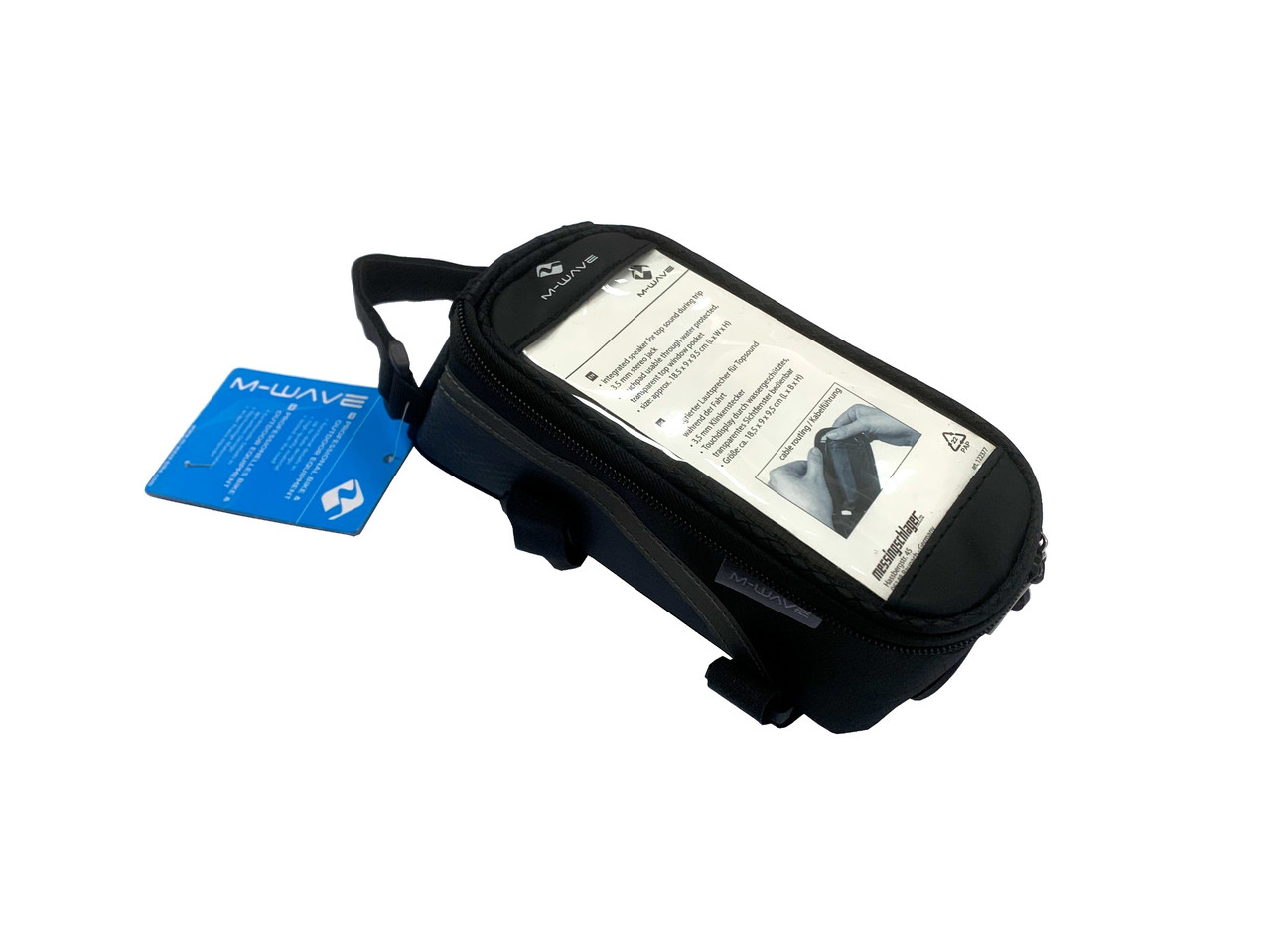 Сумка на раму с отдел. для смартфона со встроен. динамиком