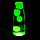 Лава лампа в черном корпусе 35 см Зеленая, фото 3