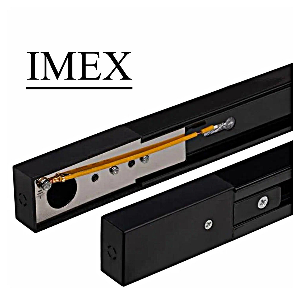 Шинопровод для трековых светильников 1м. IL.0010.2131 IMEX черный.
