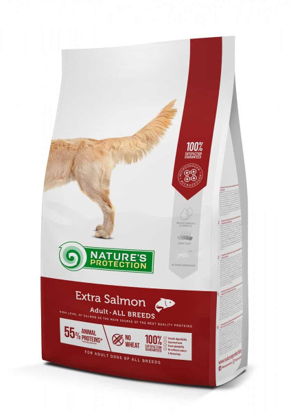 Сухой корм для собак Nature's Protection EXTRA SALMON чувствительное пищеварение 2 кг (NPS45751) - фото 1 - id-p190344063