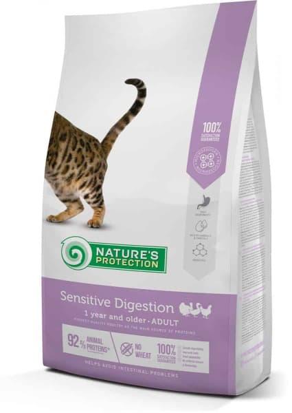 Сухой корм для кошек Nature's Protection Sensitive Digestion 0.4 кг (NPS45766) - фото 1 - id-p190344070