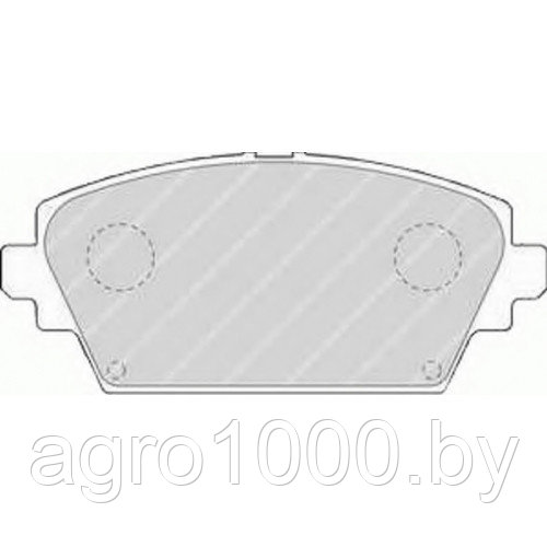 КОЛОДКИ ТОРМОЗНЫЕ ДИСКОВЫЕ FDB1580 DN