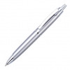 Шариковая ручка из пластика с металлическими элементами. Для нанесения логотипа