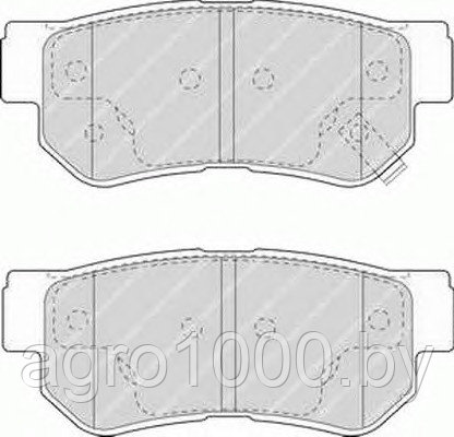 КОЛОДКИ ТОРМОЗНЫЕ ДИСКОВЫЕ FDB1606 DN