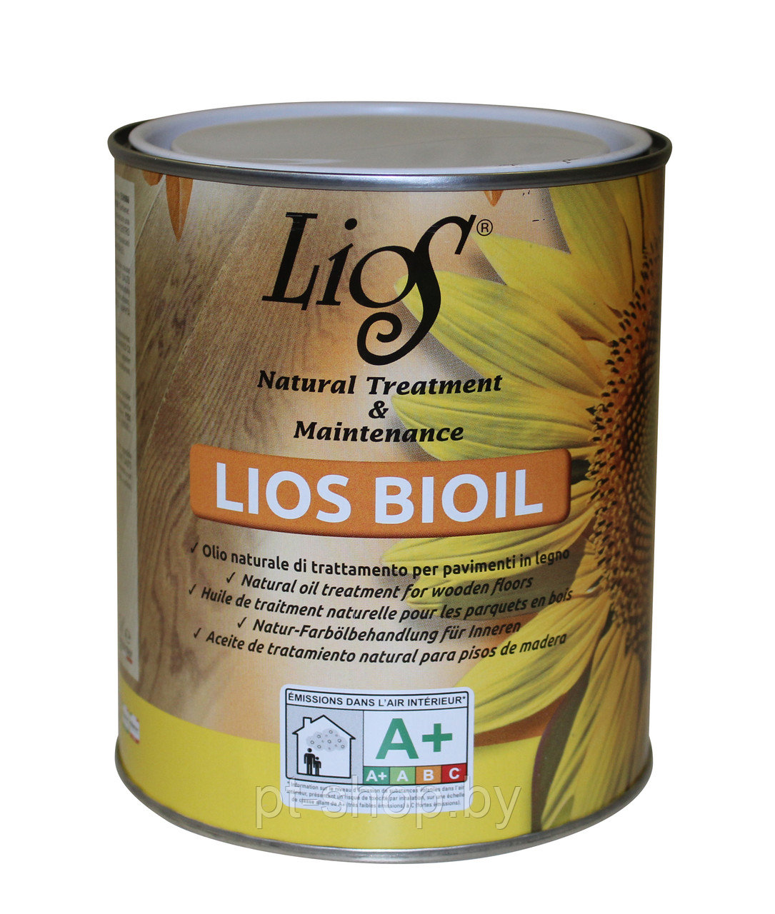 Масло для паркета Chimiver Lios Bioil colorato (серый), 1л