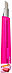 Нож канцелярский Deli Rio 2040, 18 мм., розовый, фото 5