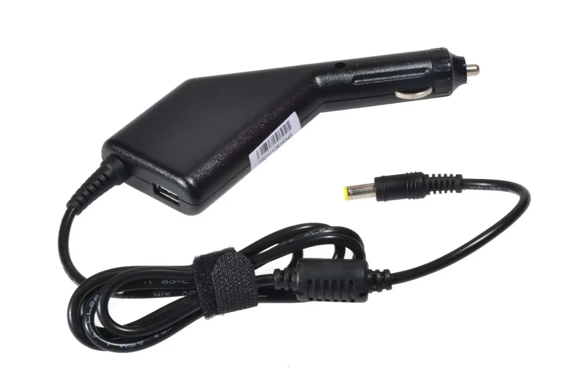 Автомобильное зарядное устройство для Acer 90W Штекер: 5.5x1.7 (с USB подключением)