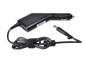 Автомобильное зарядное устройство для Dell 90W Штекер: 7.4х5.0 (внутри иголка 3-pin),  с USB подключением