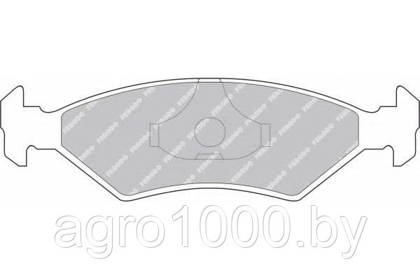 КОЛОДКИ ТОРМОЗНЫЕ ДИСКОВЫЕ FDB206 DN