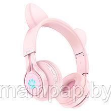 Наушники УШКИ КОТА Hoco W39 Cat Ear bluetooth 5.0 Premium c функцией защиты слуха