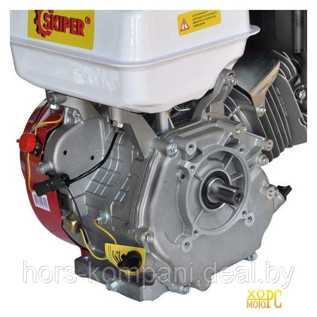 Двигатель бензиновый Skiper N190F(SFT) (16 л.с., шлицевой вал диам. 25мм х40мм) - фото 4 - id-p190403607