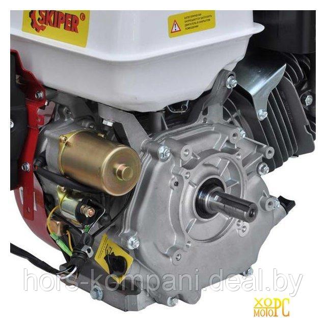 Двигатель бензиновый Skiper N190F/E(K) (электростартер) (16 л.с., вал диам. 25мм х60мм, шпонка 7мм) - фото 4 - id-p190403610