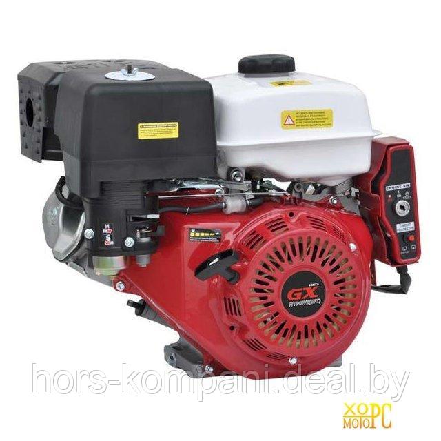 Двигатель бензиновый Skiper N190F/E(SFT) (электростартер) (16 л.с., шлицевой вал диам. 25мм х40мм) - фото 1 - id-p190403611