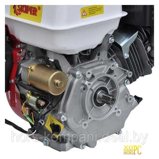 Двигатель бензиновый Skiper N190F/E(SFT) (электростартер) (16 л.с., шлицевой вал диам. 25мм х40мм) - фото 4 - id-p190403611