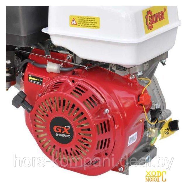 Двигатель бензиновый Skiper N188F(SFT) (13 л.с., шлицевой вал диам. 25мм х40мм) - фото 3 - id-p190403612