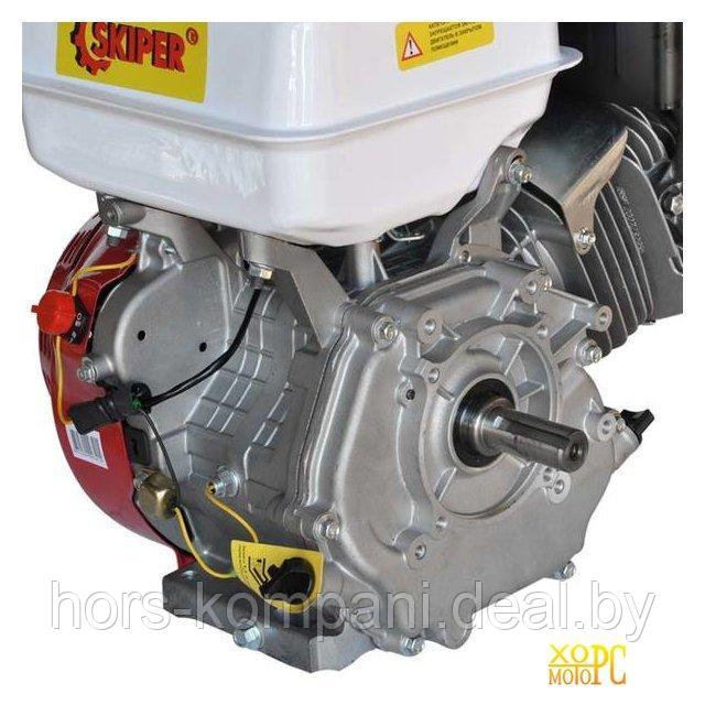 Двигатель бензиновый Skiper N177F(K) (10 л.с., вал диам. 25мм х60мм, шпонка 7мм) - фото 4 - id-p190403613