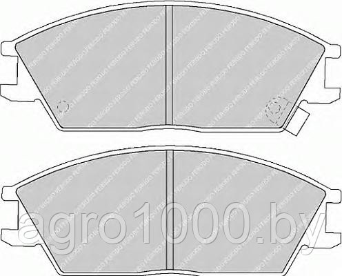 КОЛОДКИ ТОРМОЗНЫЕ ДИСКОВЫЕ FDB435 DN