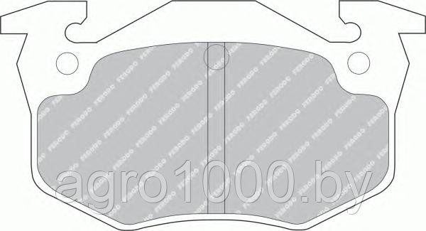 КОЛОДКИ ТОРМОЗНЫЕ ДИСКОВЫЕ FDB558 DN