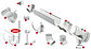 Хомут трубы металлический для пластиковой водосточной системы Альта Профиль Стандарт белый, фото 3